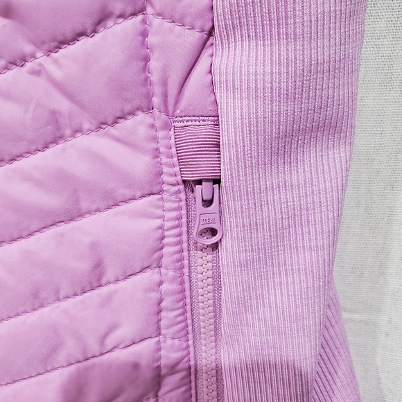 Tabots Lilac Herringbone Zip Vest - Picture 8 of 12